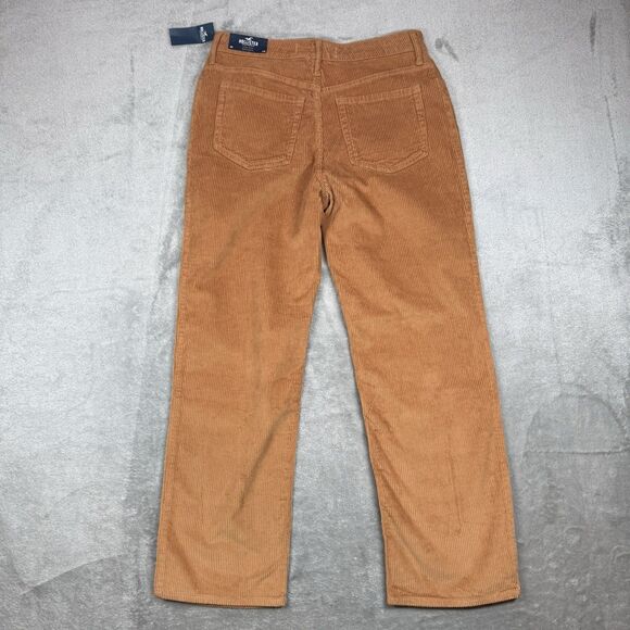 Hollister Pants Women's 9R Brown Corduroy High Rise Dad Pants - Picture 2 of 11